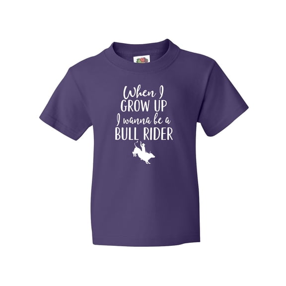 Inktastic Future Bull Rider Rodeo Youth T-Shirt