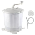 thumbnail image 1 of SNNROO Mini Portable Manual Washing Machine  Hand Cranked Clothes Washer with a Detachable Dehydration Basket for Home Dormitory Gray, 1 of 9