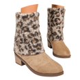 thumbnail image 3 of Women's Boots Autumn/Winter Warm Leopard Print Boots with Thickened Leg Covers for Cozy Comfort and Style, 3 of 9