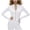 White, variant on Womens Athletic Jackets Zip Up Yoga Workout Jacket Short Coat Slim Fit Black L