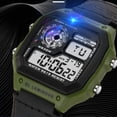 thumbnail image 4 of Reloj Deportivo Al Aire Libre, WR30M Reloj Despertador Con Espejo De Resina Acrílica Resistente Al Agua Reloj Deportivo Digital Luminoso Con Segundo Cronógrafo Para Uso Diario, 4 of 7