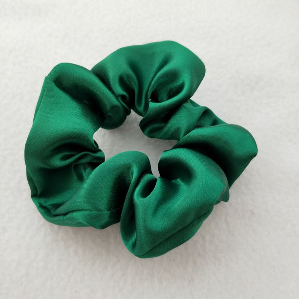 Anillo para el cabello de satén de 60 colores de color sólido Anillo para el cabello de satén de 204 colores Anillo para el cabello de intestino grueso Flor