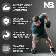 NutraBio Classic Whey Protein Powder- 25G Protein Per Scoop - Full-Spectrum Amino Acid Profile - No Fillers, Artificial Colors, Preservatives - Low Glycemic Index - (Cake Batter, 2 Pounds)