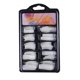 thumbnail image 1 of Soidarity BGVfive100pcs Uñas postizas de plástico francés Color sólido Media cubierta completa Uñas postizas Juegos de manicura color natural 7-13cm Soidarity MJ12850-04, 1 of 4