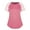 Pink, variant on Women T-shirt Round Neck Raglan Short Sleeve Tee Shirt Plus Size Loose Fit Basic Tops Summer Casual Wear