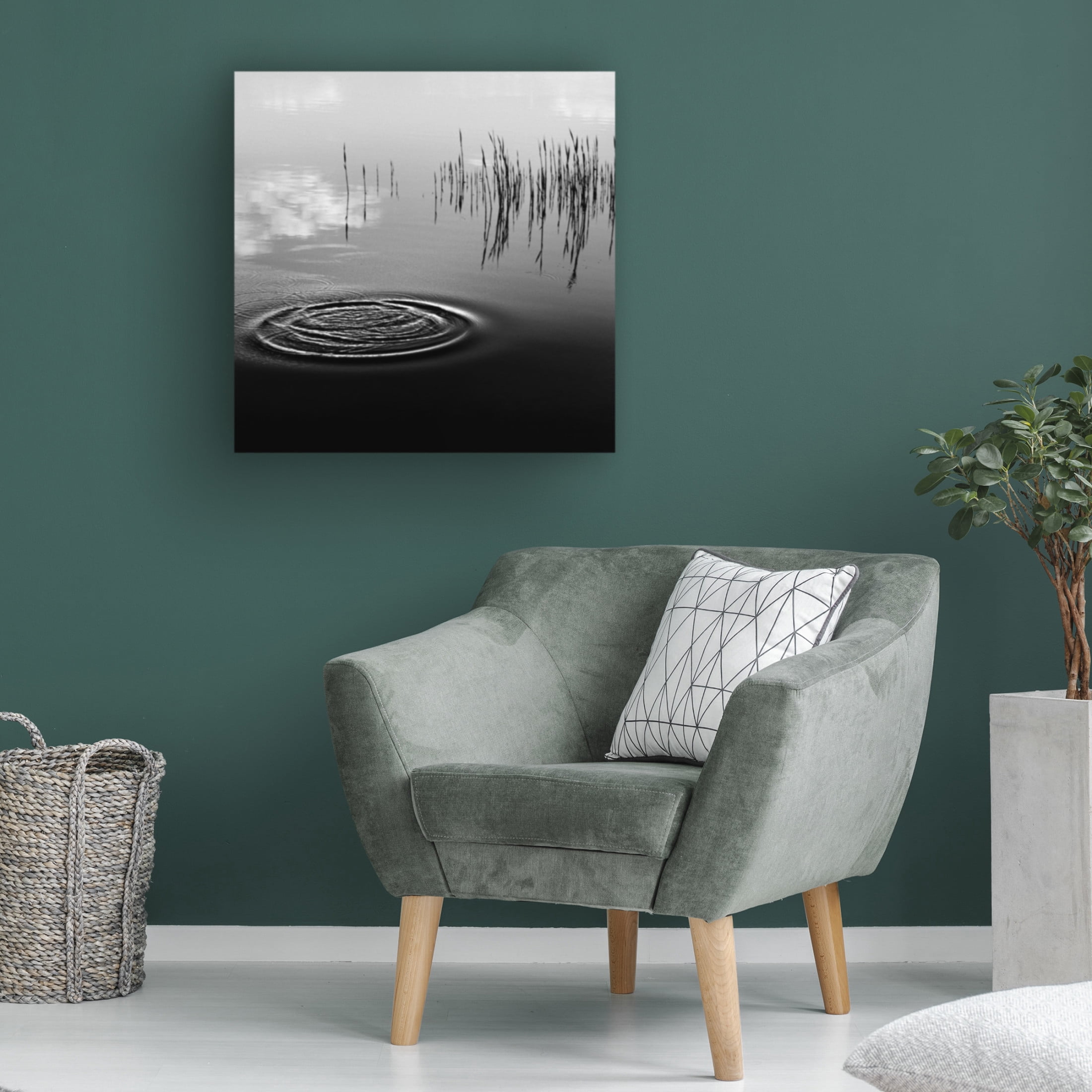 Canvas Wall Art - Poul-Erik Riis 'What Happened?' Wall Art for Living Room, Bedroom, or Office Décor by Trademark Fine Art - 14 x 14 Inches