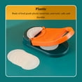 thumbnail image 4 of Dumpling Maker Wrapper Plastic Washable Portable Pastry Tools Lightweight Doughs Pressing Molder Presser Baking Pastry Tools White, 4 of 9