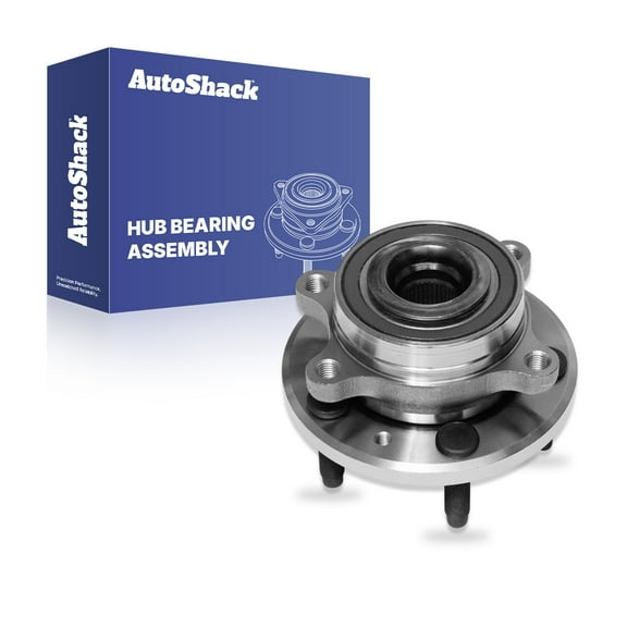 AutoShack Rear Wheel Hub Bearing Assembly - Driver or Passenger Side for Ford, Five Hundred 2005-2007 Taurus 2008-2009 Freestyle 2005-2007 Taurus X 2008-2009, FWD AWD V6 3.0L 3.5L - 5-Lug, With ABS