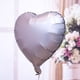 thumbnail image 3 of 10x 18 "globos de aluminio con forma de corazón de amor helio aire para fiesta boda cumpleaños Gris-plata Colcomx globos de papel de aluminio, 3 of 4