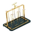 thumbnail image 2 of Glass Cup Drying Rack, Mugs Organizer with Drainboard Tray, Tea Cup Storage Rack, Sports Bottle Drainer Organizer, Coffee Cups for Office, 2 of 8