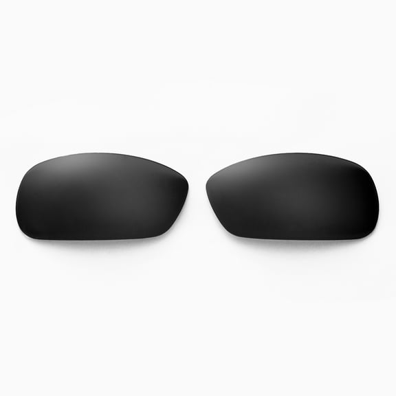 Walleva Black Polarized Replacement Lenses for Oakley Crosshair 2.0 (OO4044 Series) Sunglasses