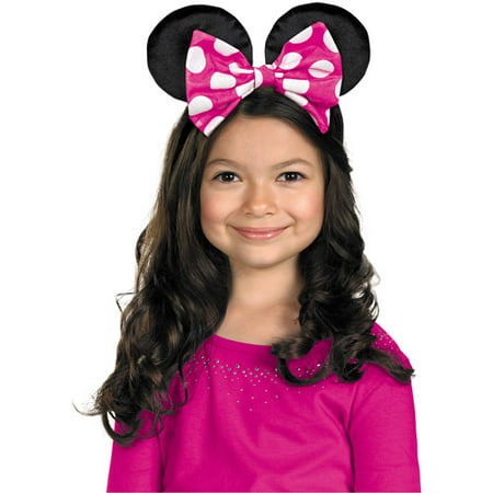 Minnie Mouse Ears with Reversible Bow Halloween Accessory