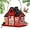 red, variant on Solar Bird Feeders House for Outside Hanging, Metal Wild Bird Feeder for Outdoors Large Capacity Cardinal Birdfeeder Birdhouses Metal Bird Feeding Station Blue