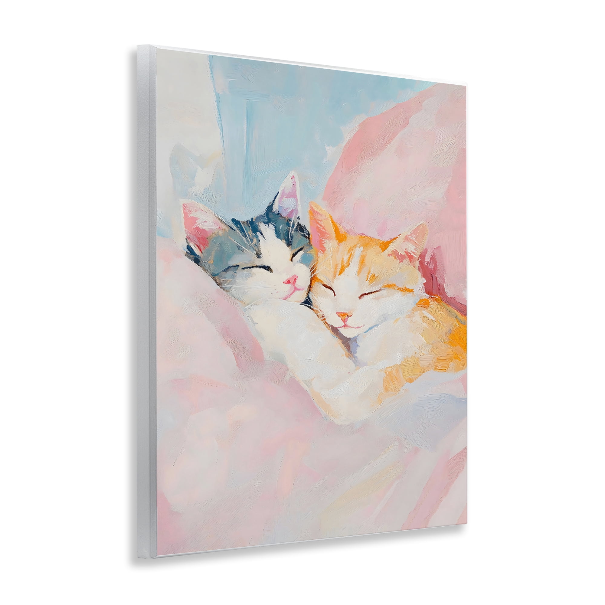 Stupell Industries Sleeping Kittens Embrace Wall Plaque Art, design by The Prints Vibe
