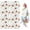 Pioneer Flower Floral, variant on 4 Pcs Pioneer Flower Floral Print Pattern Funny Kitchen Towels, Microfiber Dish Towels, Kitchen Tea Towels Set 18" X 26"