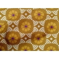 thumbnail image 4 of oneOone Cotton Poplin Dark Mustard Fabric Floral Block Sewing Fabric By The Yard Printed Diy Clothing Sewing Supplies 42 Inch Wide, 4 of 4