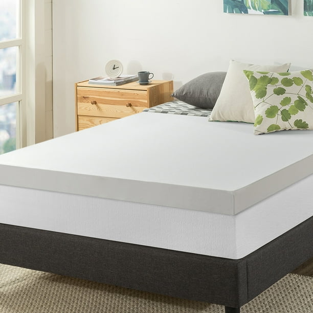 Best Price Mattress 4 Inch Memory Foam Mattress Topper With Cover Walmart Com Walmart Com