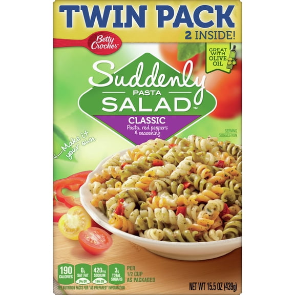 Betty Crocker Suddenly Pasta Salad, Classic Pasta Salad, 15.5 oz