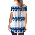 thumbnail image 4 of Generic Chemises à Manches Courtes pour Femmes, Tunique d'Été Décontractée Chic, Mode Automne 2024, Mignonnes Blouses pour Leggings, 4 of 4