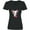 AB-Black, variant on Inktastic Goth Bunny Kawaii Women's V-Neck T-Shirt