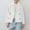 #219-White, variant on Ounisa Women's Winter Coats Long Sleeve Lapel Mid-thigh A-Line Outerwear Double Breasted Pea Coat