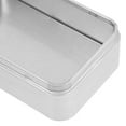 thumbnail image 3 of HEANUJJ 5Ud Caja De Estaño Con Acabado Cepillado Plateado Para Almacenaje, 3 of 8