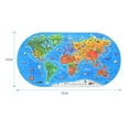 thumbnail image 3 of mideer Floor World Map Geography Puzzle Treasure Box Set 100 Pieces - Our World - Animals - Architecture - STEM Educational Learning Toy, 3 of 4
