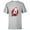 Athletic Heather, variant on Marvel Avengers Silver and Red Logo - Short Sleeve T-Shirt for Kids - Customized-White