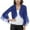 Navy, variant on Women'S Comfortable Small Sweetheart Top Ruffle Flare Sleeve Solid Chiffon Small Shawl Cardigan Women'S Cardigan Xl