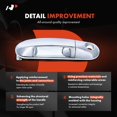 thumbnail image 3 of A-Premium Front Left Driver Side Exterior Door Handle with Keyhole Compatible with Ford Explorer 2002-2008, Explorer Sport Trac 2007-2010, Chrome, 3 of 5