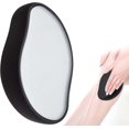thumbnail image 1 of Herramienta de depilación de exfoliación sin dolor para hombres, mujeres, brazos, piernas, espalda, pecho, piel suave y sedosa, depilación de cristal rápida y fácil para adultos (negro) ER, 1 of 5