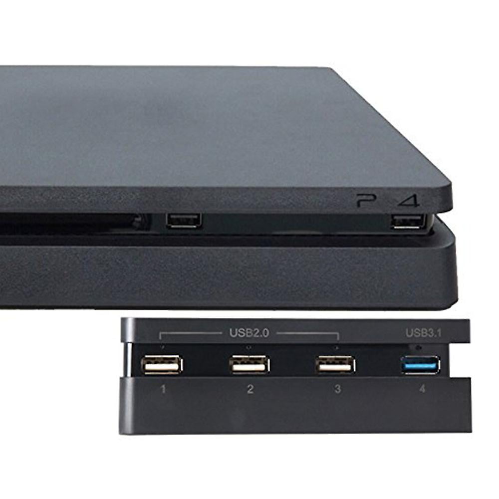 Gaming Console Hub, 4 Usb Port Hub For Ps4 Slim, Usb 3.1