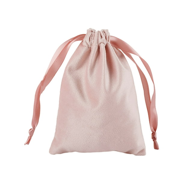 Cateissary Bolsas de joyería súper suaves, bolsas con cordón ecológicas, duraderas y que ahorran espacio, protegen los artículos Cubiertas para muebles de jardín rosa