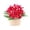 C, variant on Ohmyroo Artificial Floral Bouquet 8.7in Multicolor Plastic Centerpiece With Vase Desktop Ornament