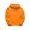 kids hoodies :Orange, variant on Krdevn Kids Solid Pullover Hoodie Contrast Inner Lining Kangaroo Pocket Thick Soft Long Sleeve Casual Base Sweatshirt,7-8 Years