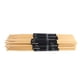 thumbnail image 1 of 12 pares de baquetas 7A de madera de arce con punta ovalada, juego de baquetas antideslizantes para práctica de rendimiento, 1 of 14