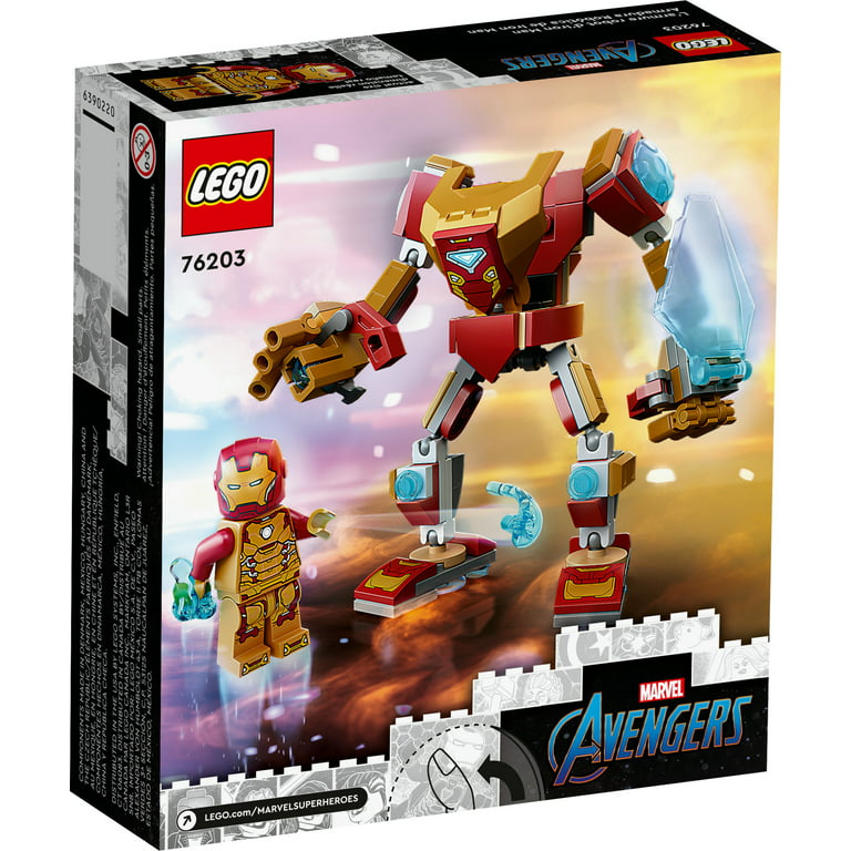 LEGO Marvel Iron Man Mech Armor 76203 Building Kit; Collectible Mech and  Minifigure for Iron Man Fans Aged 7+ (130 Pieces) 