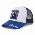 thumbnail image 1 of Unisex Rich Color Trucker Hat Antelope Pattern Patch Design Suede Hat Male Female Summer 9 Styles Animal Baseball Cap, 1 of 6