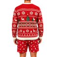 thumbnail image 6 of IWRICH Christmas Oversized Sweatshirts for Men Santa Claus Long Sleeve T Shirts Crewneck Ugly Christmas Pullover Tops 02-Red XXXXXL, 6 of 6