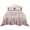 Cream Leopard, variant on Lirex Satin Sheet Set Full, 3-Piece, 14" Deep Pocket, Soft Microfiber, Cream Leopard