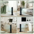 thumbnail image 3 of KISSAIR 31" Bladeless Tower Fan with Remote, 3 Speeds, 2 Modes, 85° Oscillation, 15H Timer, LED Display, Quiet Cooling Fan for Bedroom & Office, Black, 3 of 8