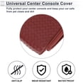 thumbnail image 4 of Unique Bargains Car Center Console Cover Center Console Cushion with Tissue Box and Storage Bag 12.99"x6.69"x3.15" Red Nappa Leather, 4 of 7