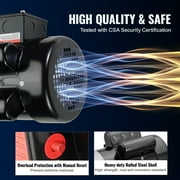 KFFKFF Electric Motor with 1.5HP, Rotating at 1725 rpm, Operates on AC 115V/230V, Encased in a 56C Frame. This Single Phase Motor with a 5/8 Keyed Shaft, Offers CW/CCW Rotation