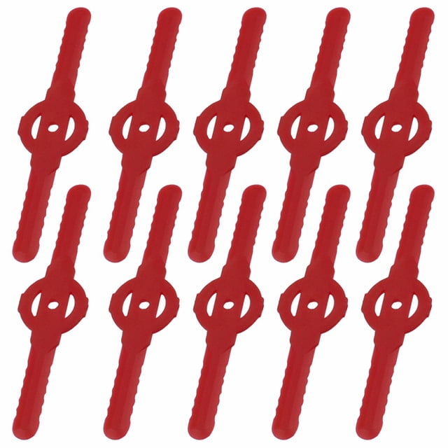 Daisyyozoid Wholesale Plastic Long Trim.mer Mower Head Blade Gardening Lawn Tool Accessory 10pcs