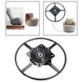 thumbnail image 3 of tredstone 24inch Furniture Couch Sofa Rings Base Circle 360 Turntable Free Rotation, 3 of 9