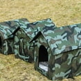thumbnail image 7 of LAMIRO Insulated Outdoor Cat Shelter for Winter-Waterproof Feral Cat House with Thermal Warmth Weatherproof Stray Pet Shelter with Foldable Design and Quickly Clean Interior, 7 of 7