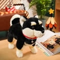 thumbnail image 1 of Juguetes de piscina, juguetes para bebés, juguetes para niños pequeños, peluche de perro - Peluche de cachorro Inu japonés realista y súper suave, regalo para niños amantes de los perros, peluche de p, 1 of 3
