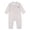 Oatmilk Classic Gingham, variant on by Gerber Neutral Pajama Romper with Pocket, Sizes 0/3 Months - 18 Months