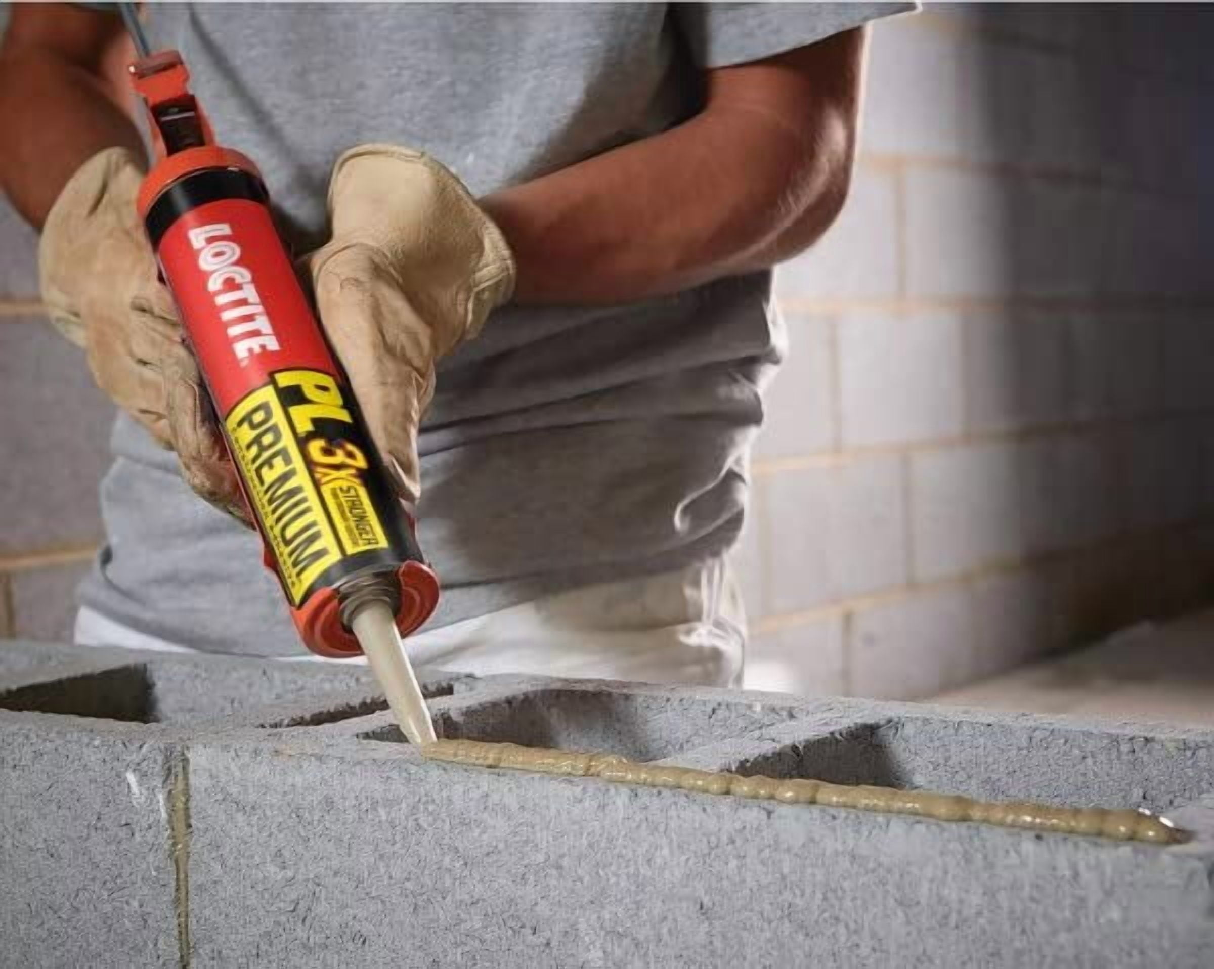 12-pack Loctite PL Premium Polyurethane Construction Adhesive Glue - Waterproof - 12 Pack, 28 fl oz — Exterior Wood Surfaces, UV-Resistant Formula