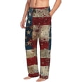 thumbnail image 6 of Logiee American Flag1 Print Pajama Pants for Men,Men’s Pajama Bottoms,Mens PJ Pants with Pockets & Button Fly-Small, 6 of 6